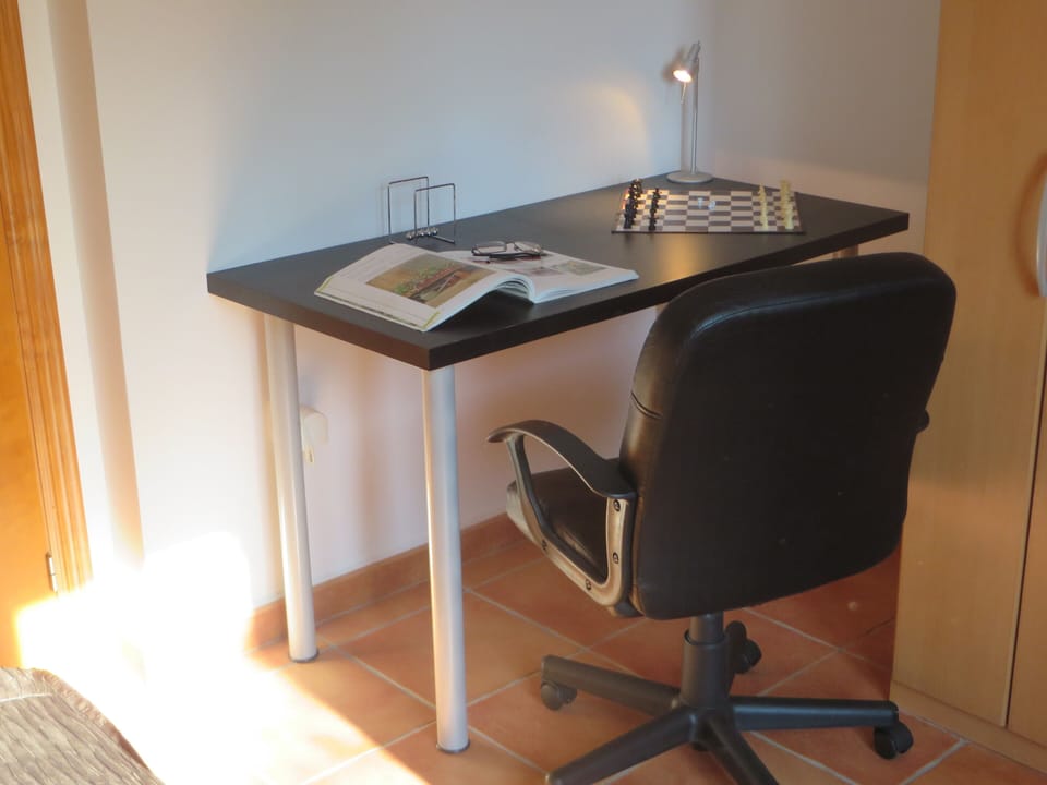 Bedroom 2 - Desk.   Printer facility added 2016 (not shown)