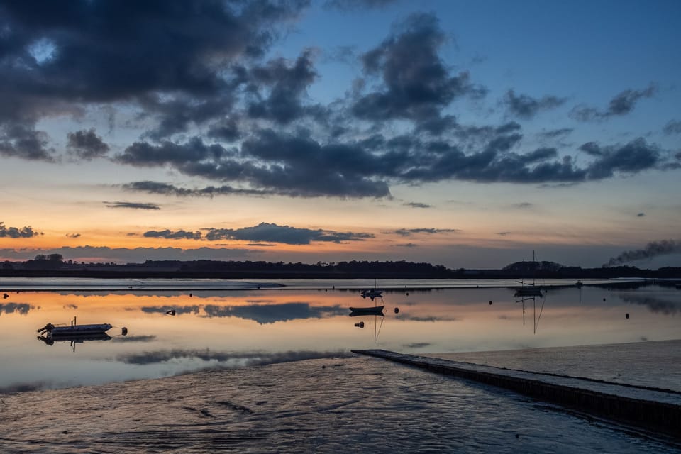 The River Deben at dusk