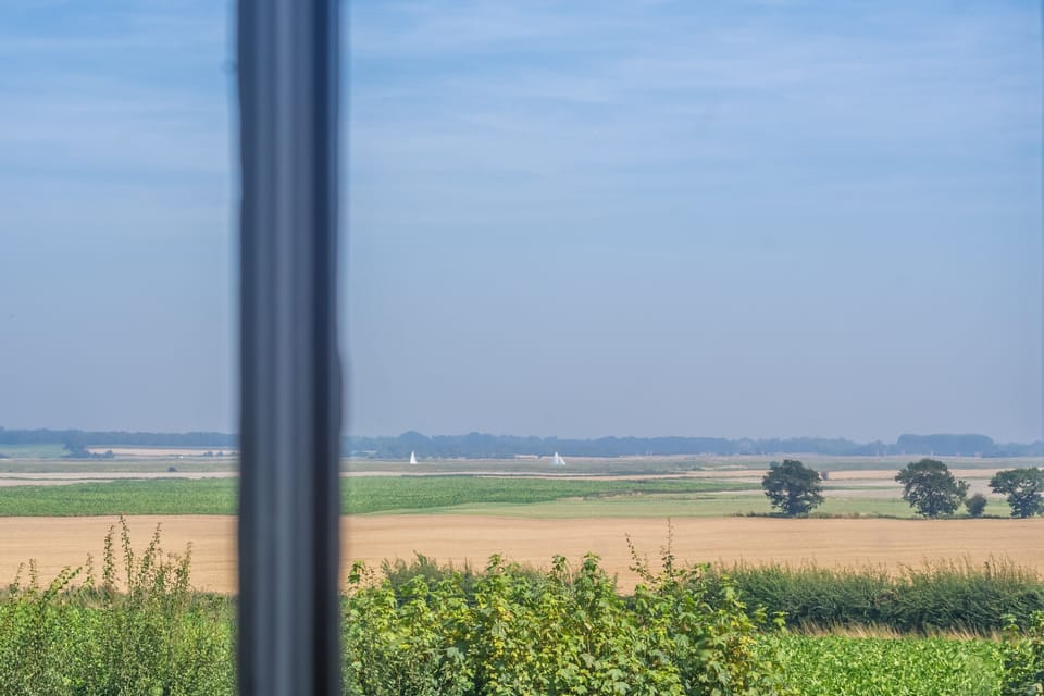 First floor: VIews from the bedrooms towards the River Deben