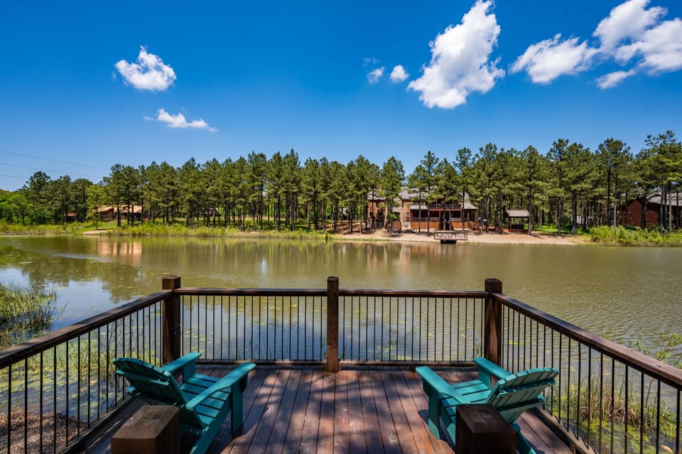 The private dock is perfect for relaxing or fishing.