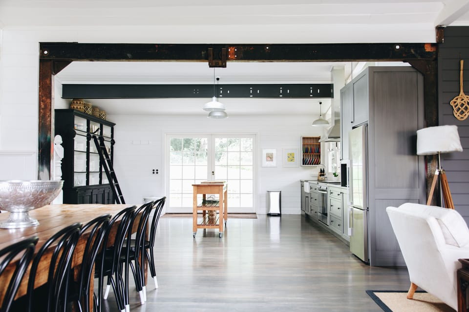 Gourmet kitchen with island bench.