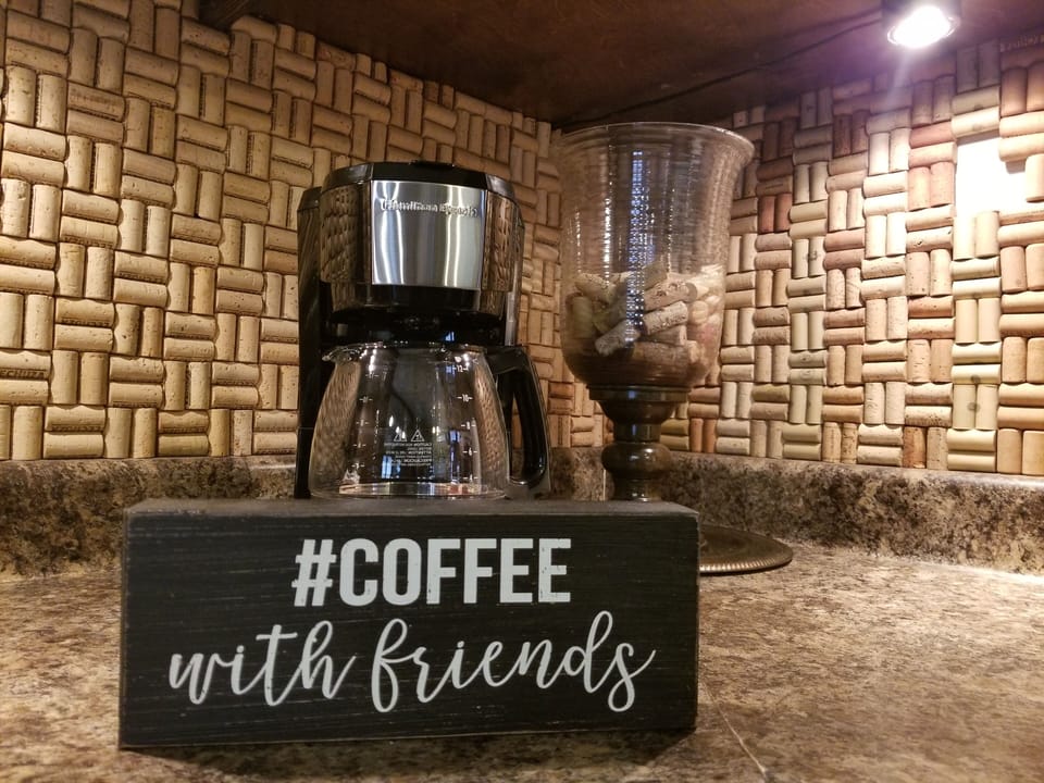 Coffee until it's time for Wine!