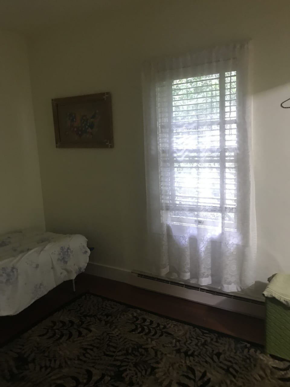 small room #3 holds  up to two cots with pads