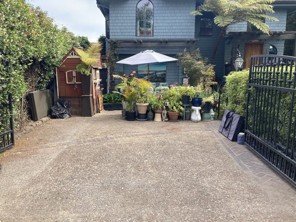 Plenty of room in the driveway for your car