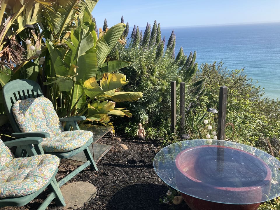 Your own private Terrace overlooking the ocean