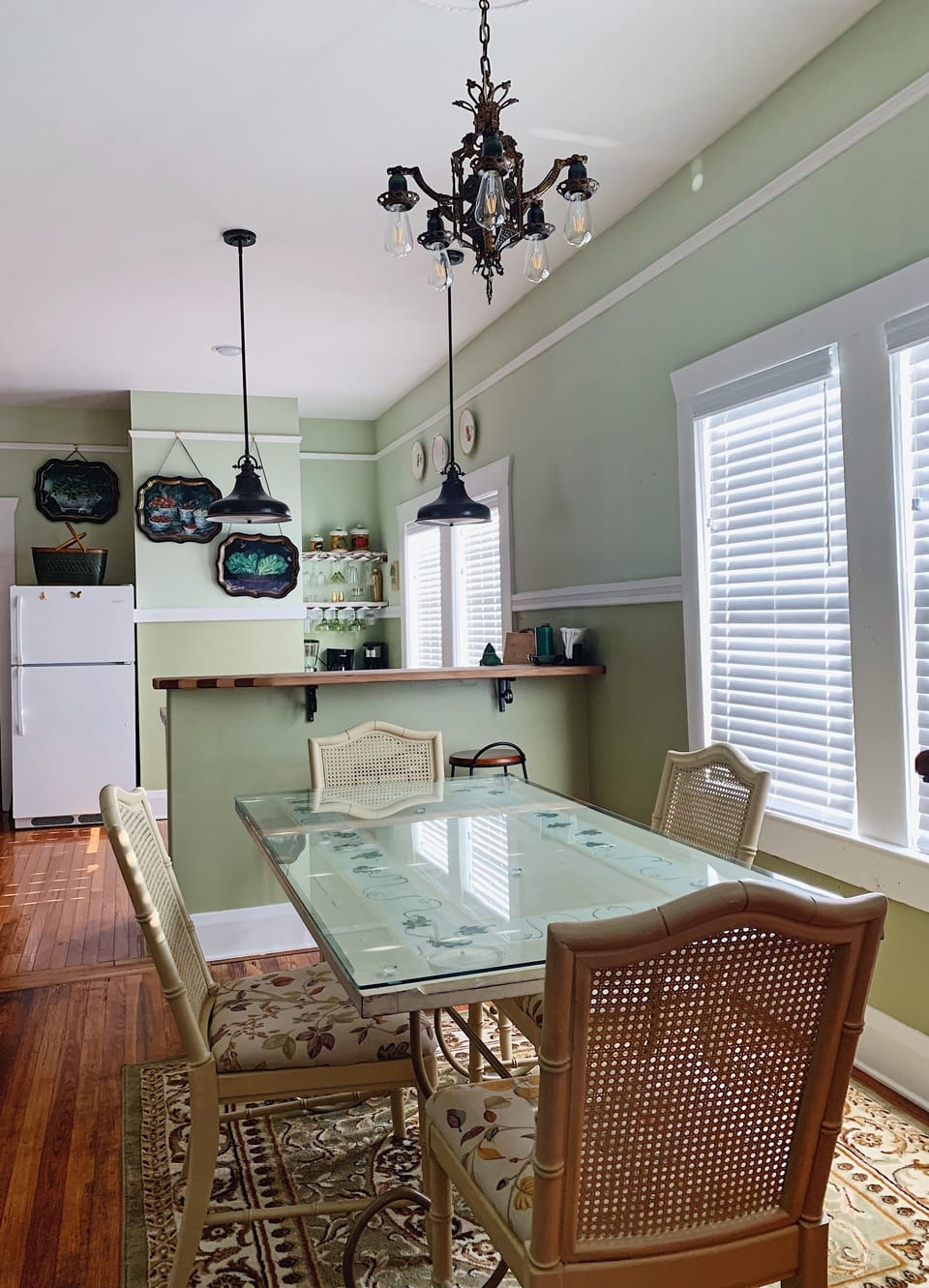 dining table for meals 