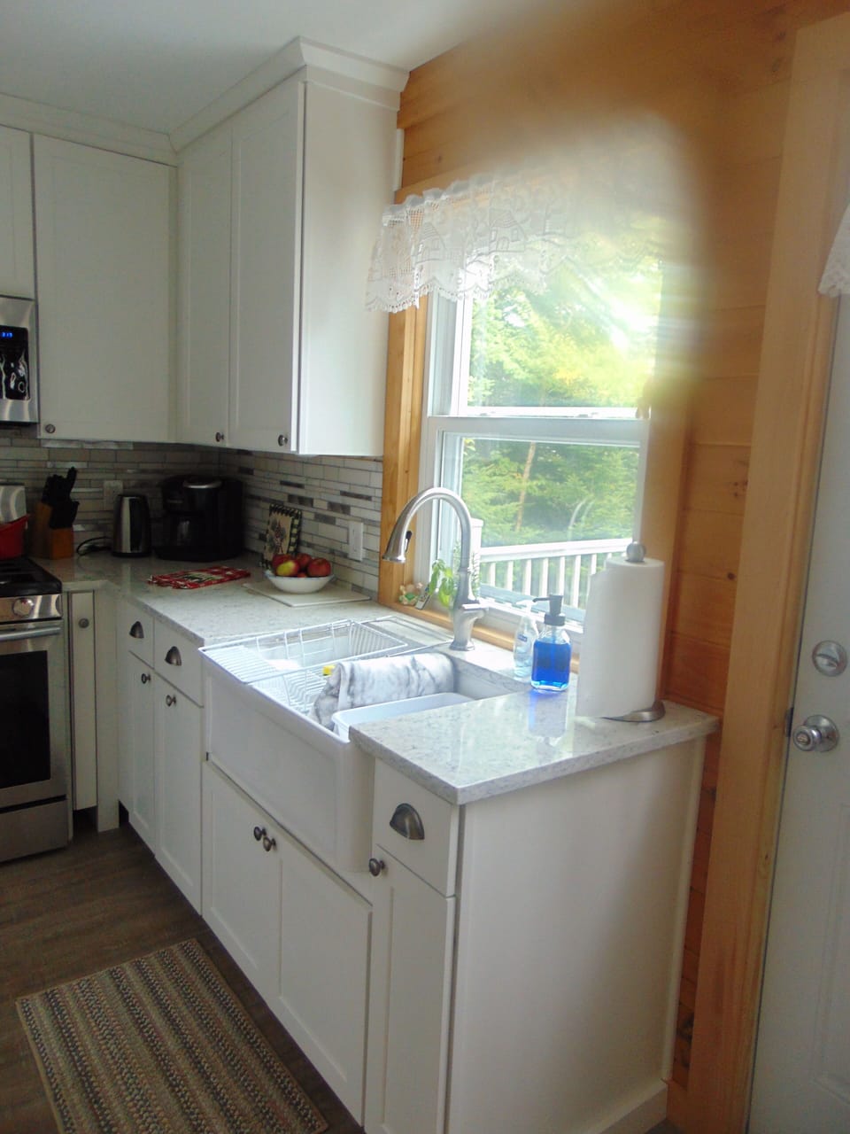 Farm Sink, look out into the  lake while doing your dishes