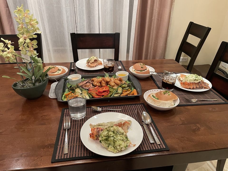 Private chef prepared meal