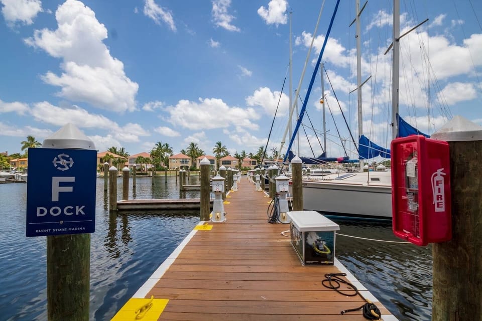 Park your boat right outside your door.  Enjoy the boardwalk