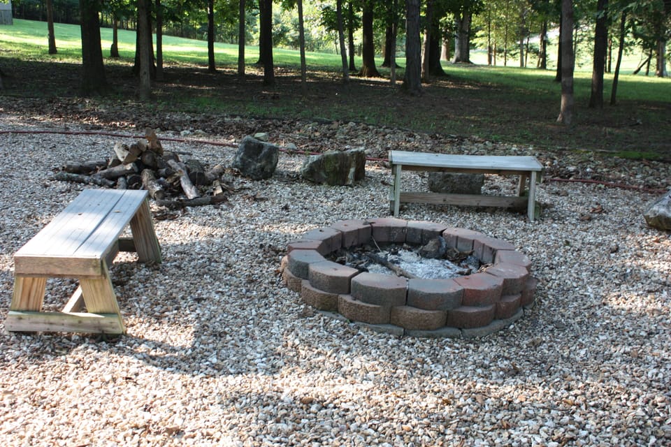 Fire-pit with seating 
