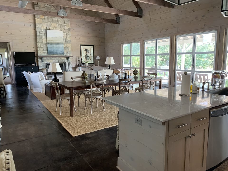 Pool House Living Area