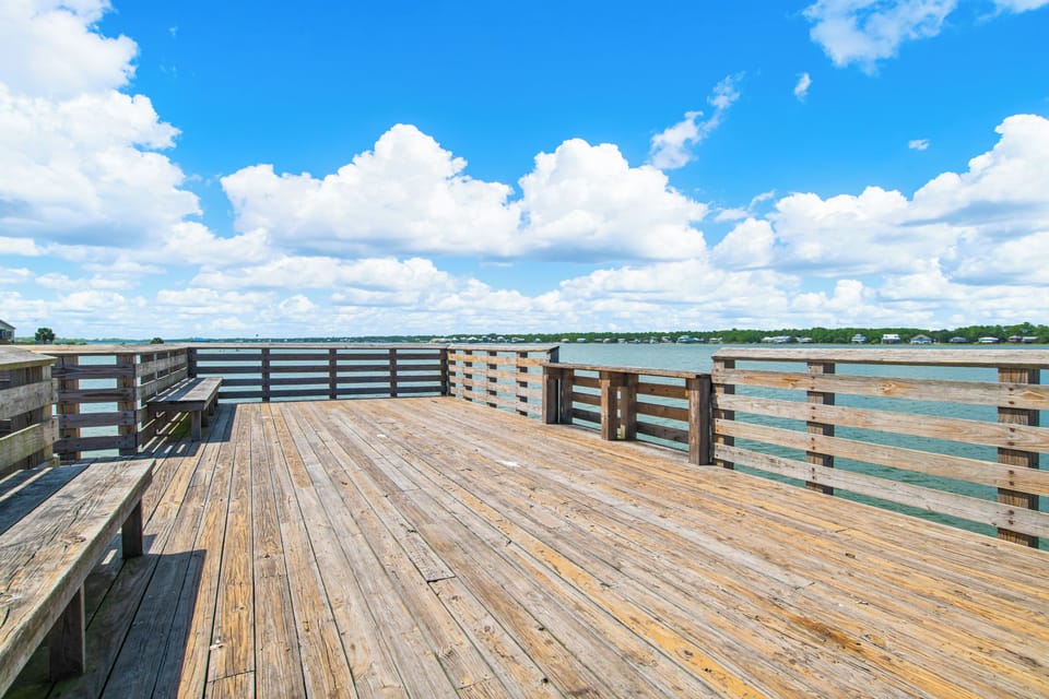 Enjoy the perfect fishing spot and beautiful sunsets