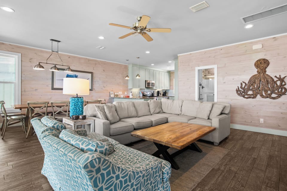 Open concept living to comfortably accommodate all guests