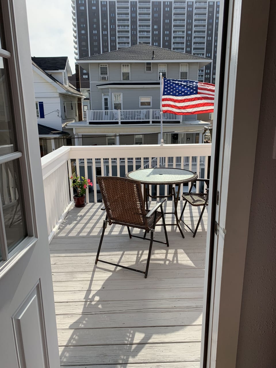 The Coffee deck, off the Lavender Suite