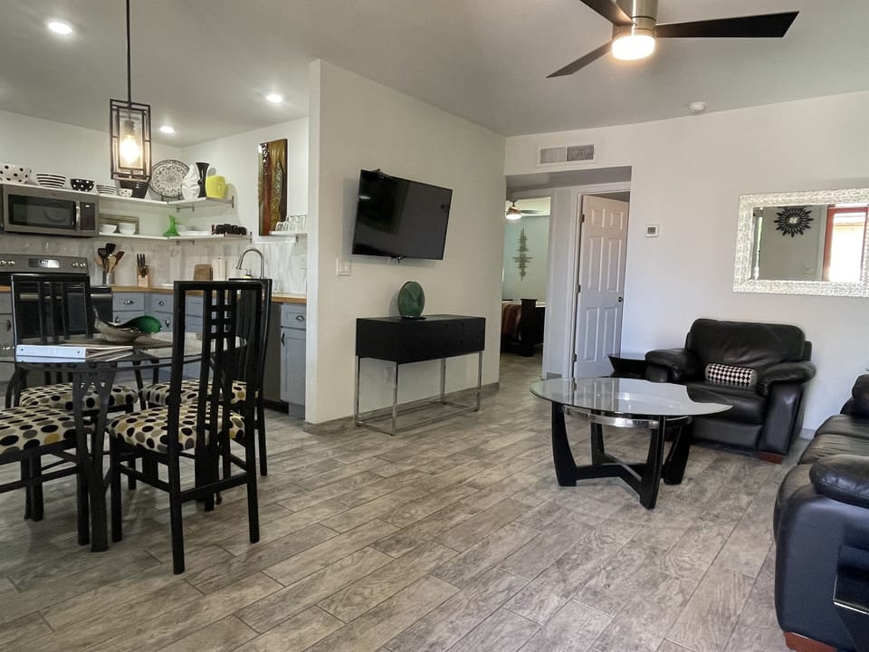 Living Room looking to bedrooms and bath
