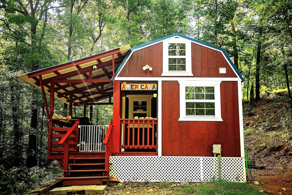 Make the Americana cabin your home away from home for a few days!