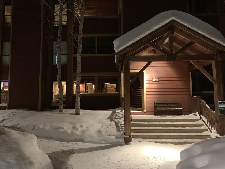 First floor which allows for easy access. Outdoor ski closet.
