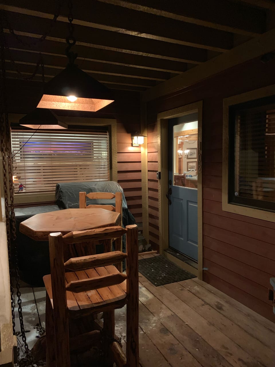 Grill only available for extended stay and upon request.