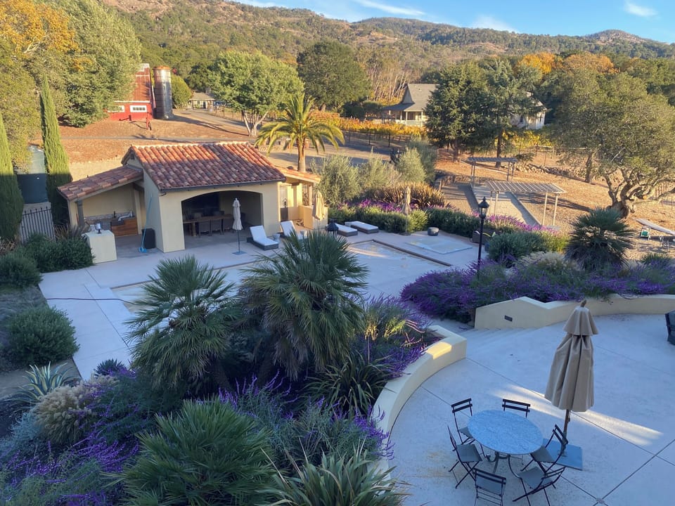View from primary balcony