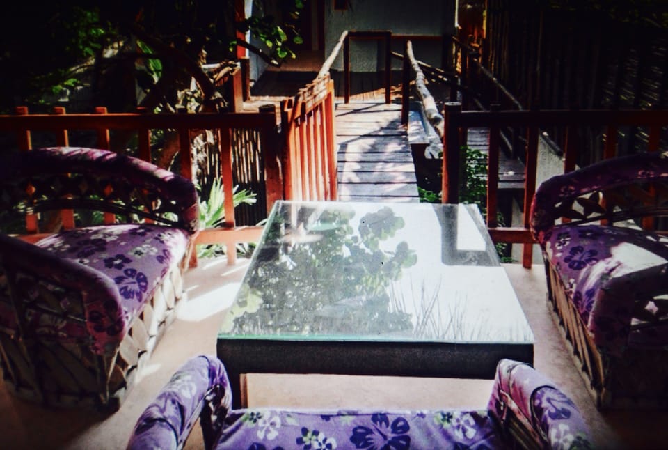 
This epic view and peaceful ambiance surround the balcony.