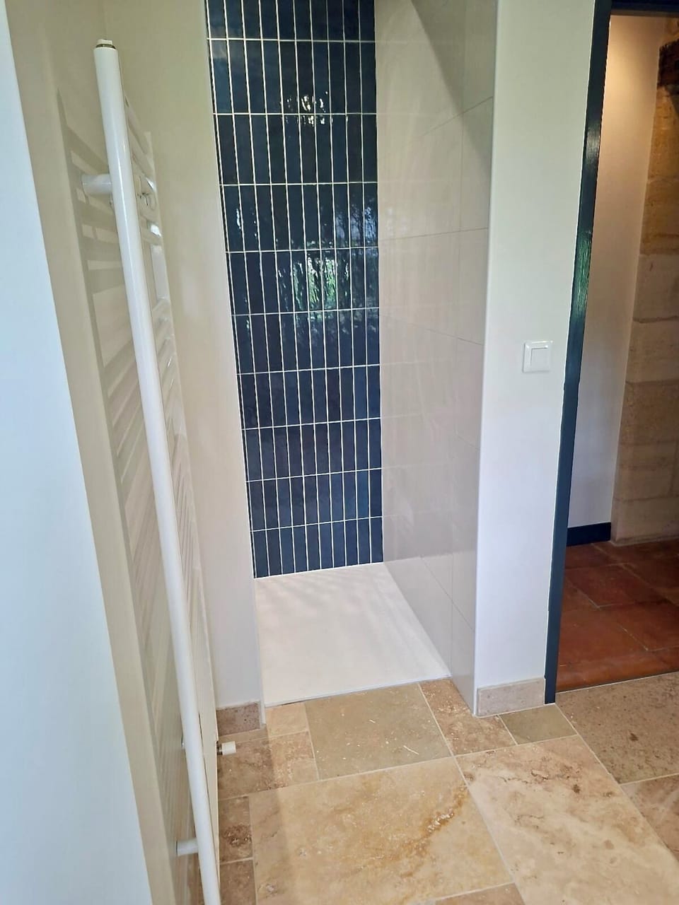 Bathroom 2 - Brand new for May 2026 with basin, walk-in shower & toilet.