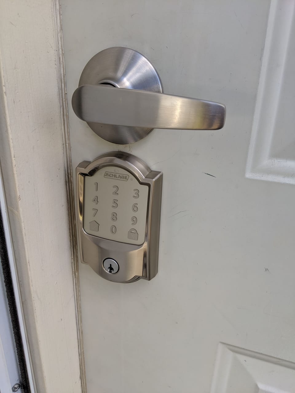 Keypad entry