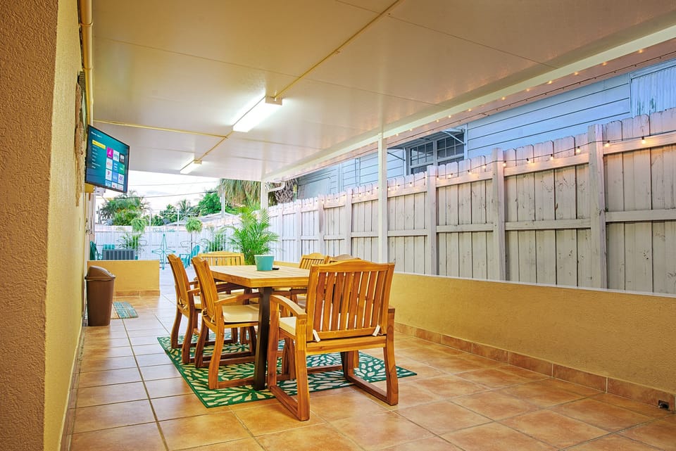 Extended patio