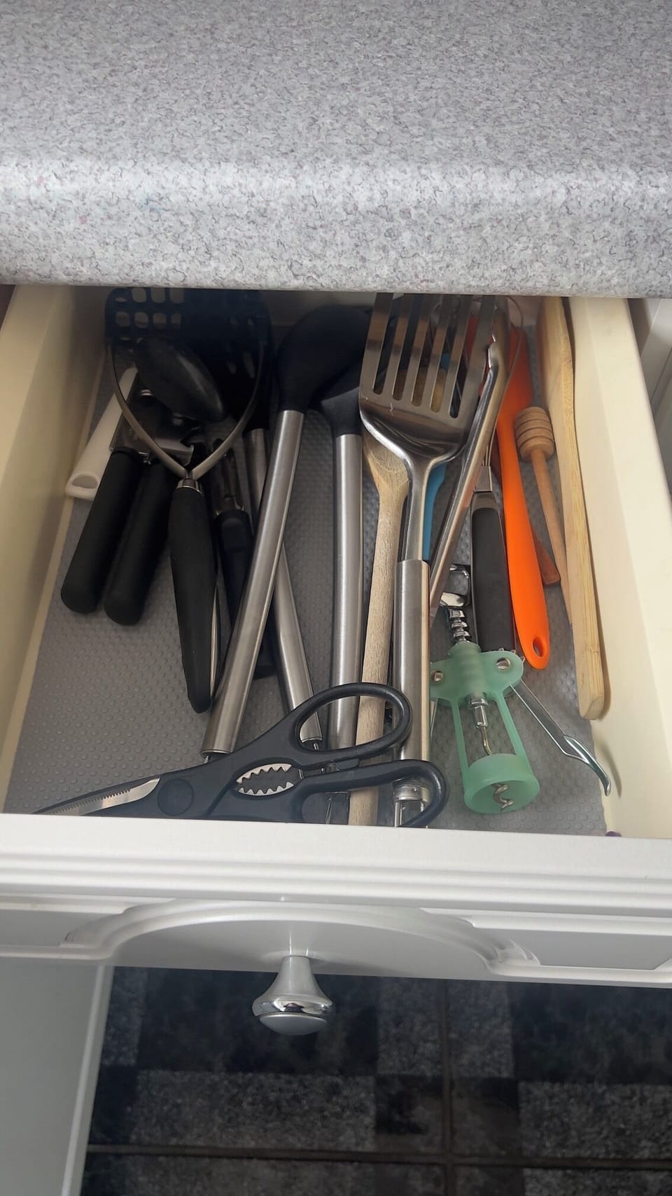 Plenty of cooking utensils