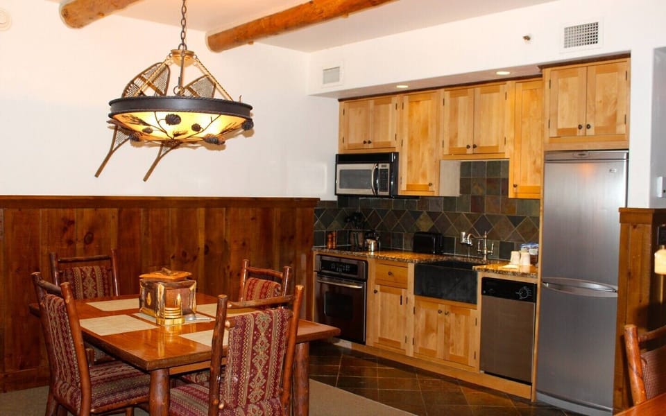 Kitchen in the 2 Bedroom with all the essentials