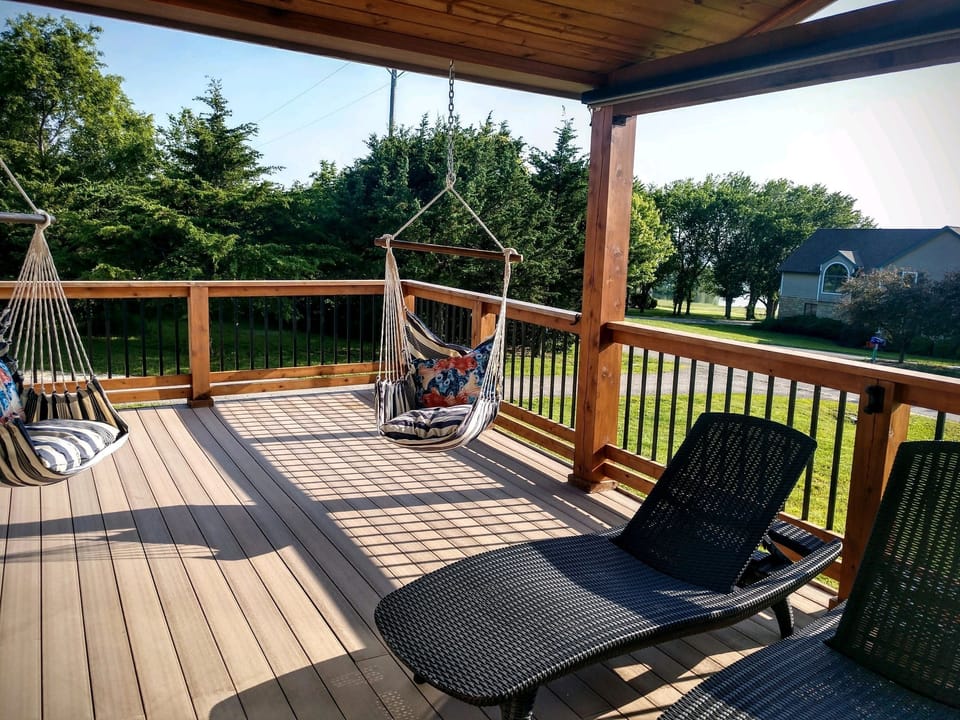 View of part of the covered deck