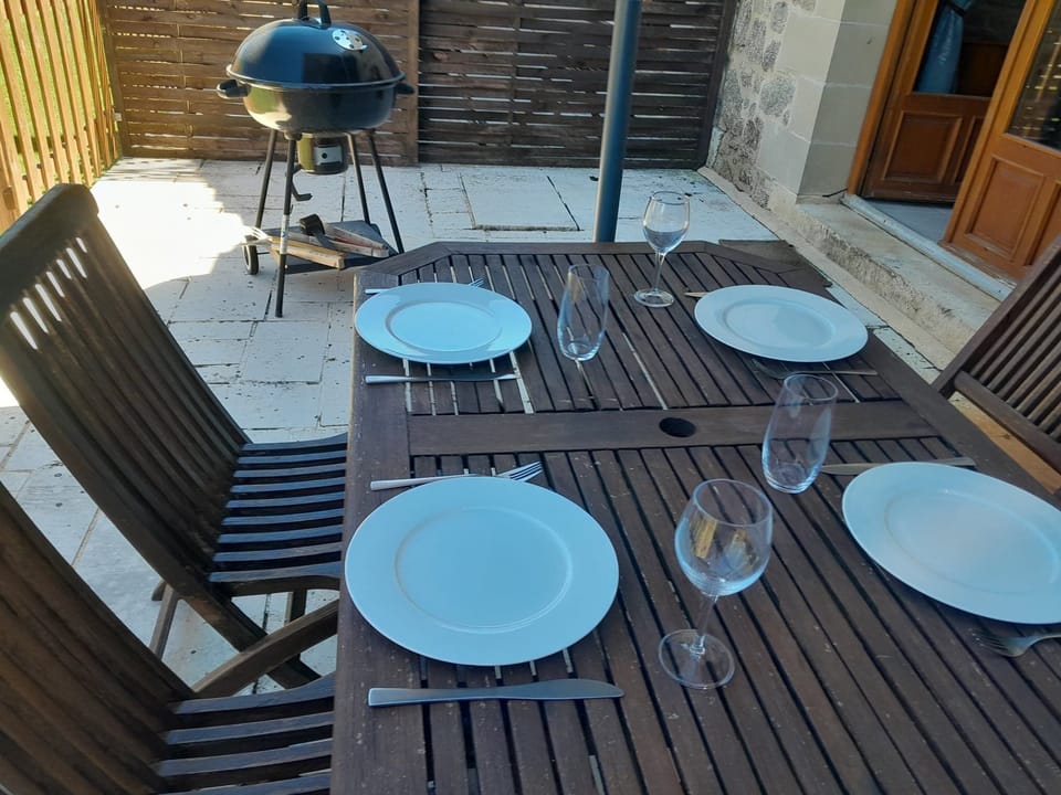 Private patio with Barbeque