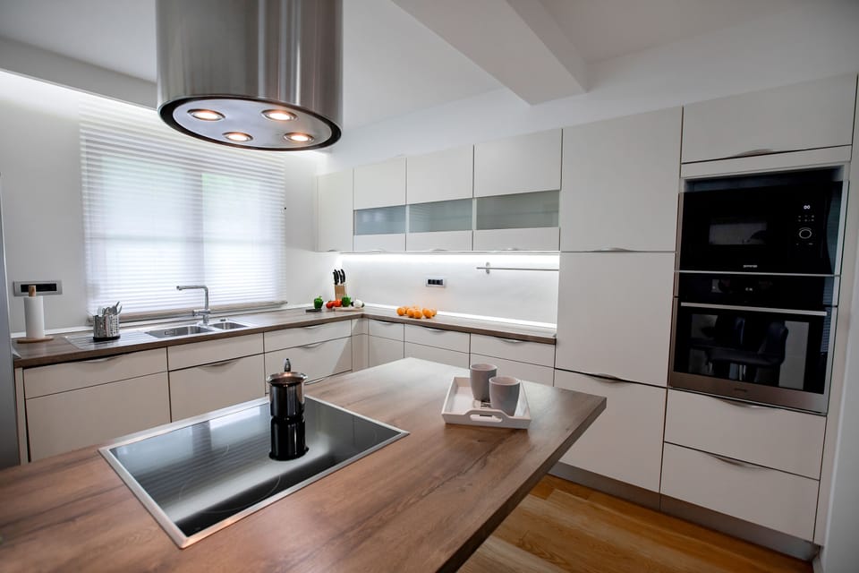 Well equipped kitchen can support your cooking creativity.