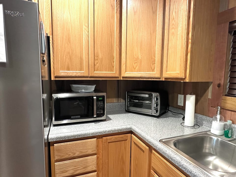 Microwave and toaster oven