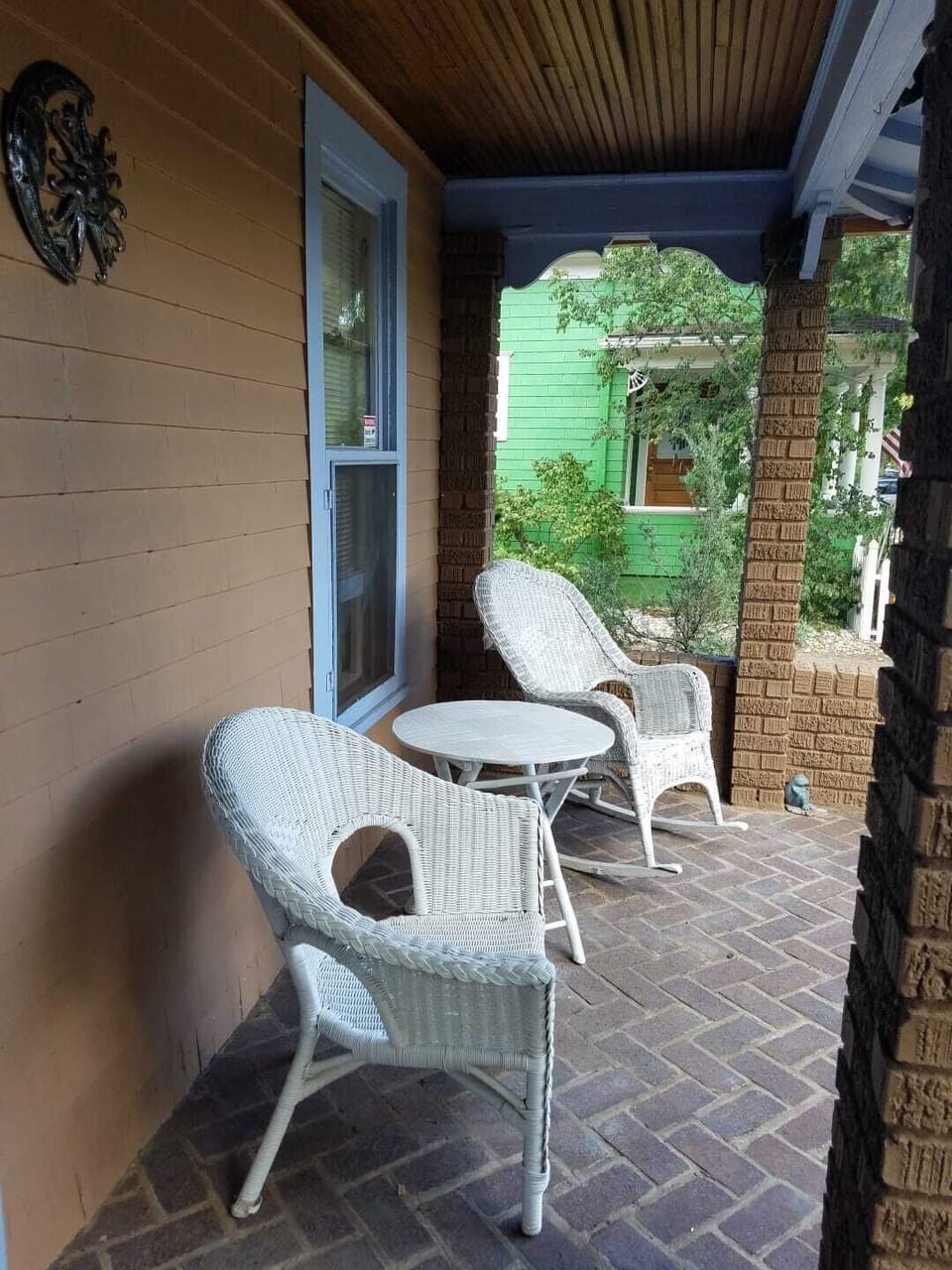 Sweet front porch for relaxing