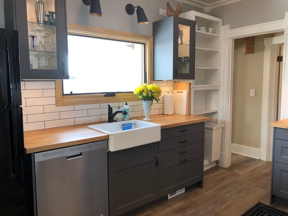 Newly remodeled kitchen
