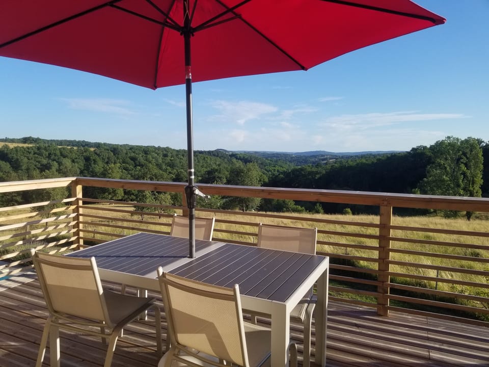Terrace and view