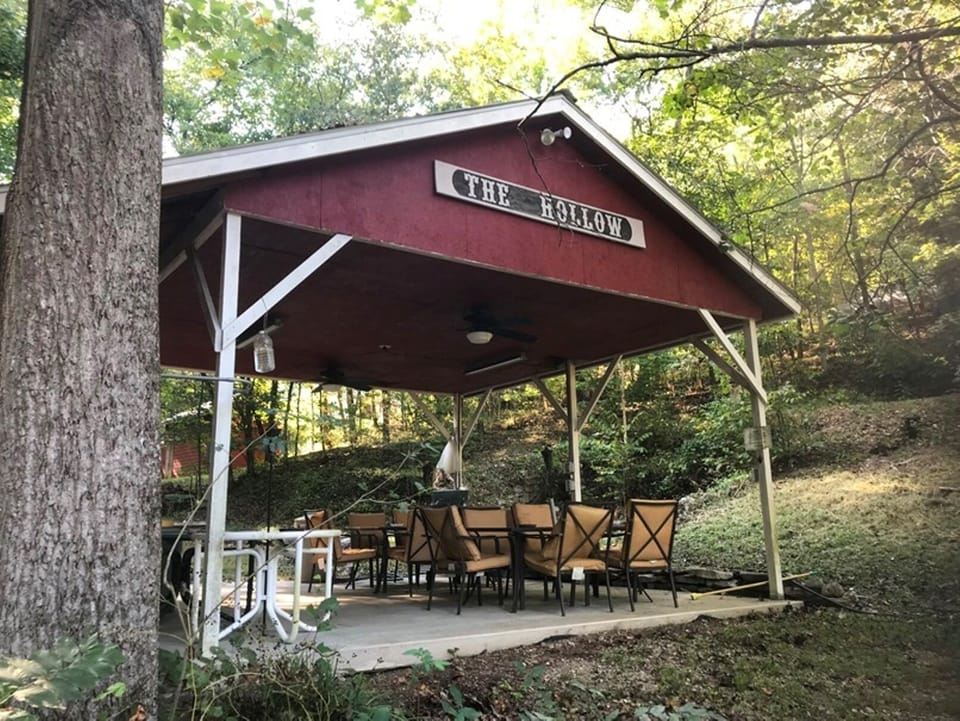 The Hollow is a great shared area for guests.