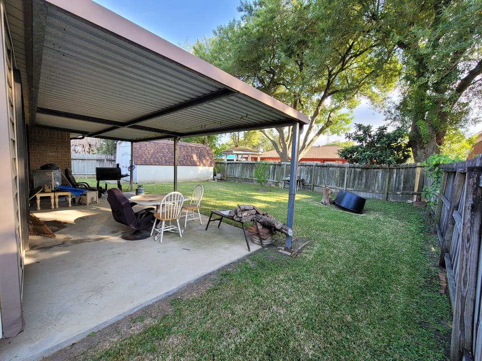back yard
