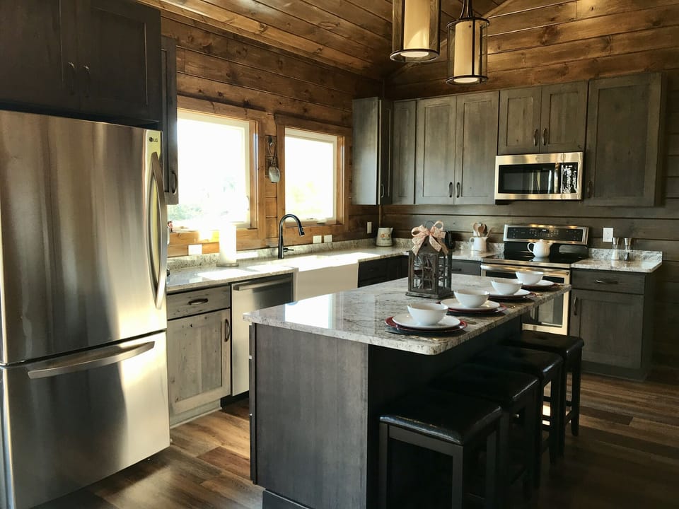 Kitchen is ready for making a meal or just having a snack