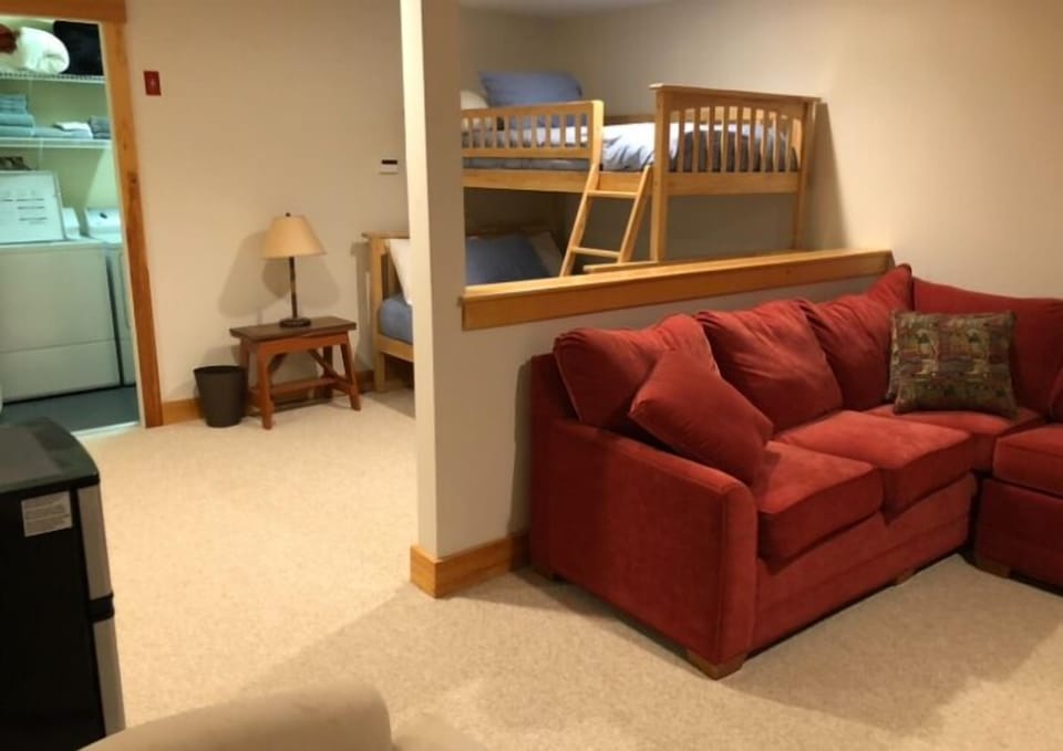 Bunk room/family room on first floor.