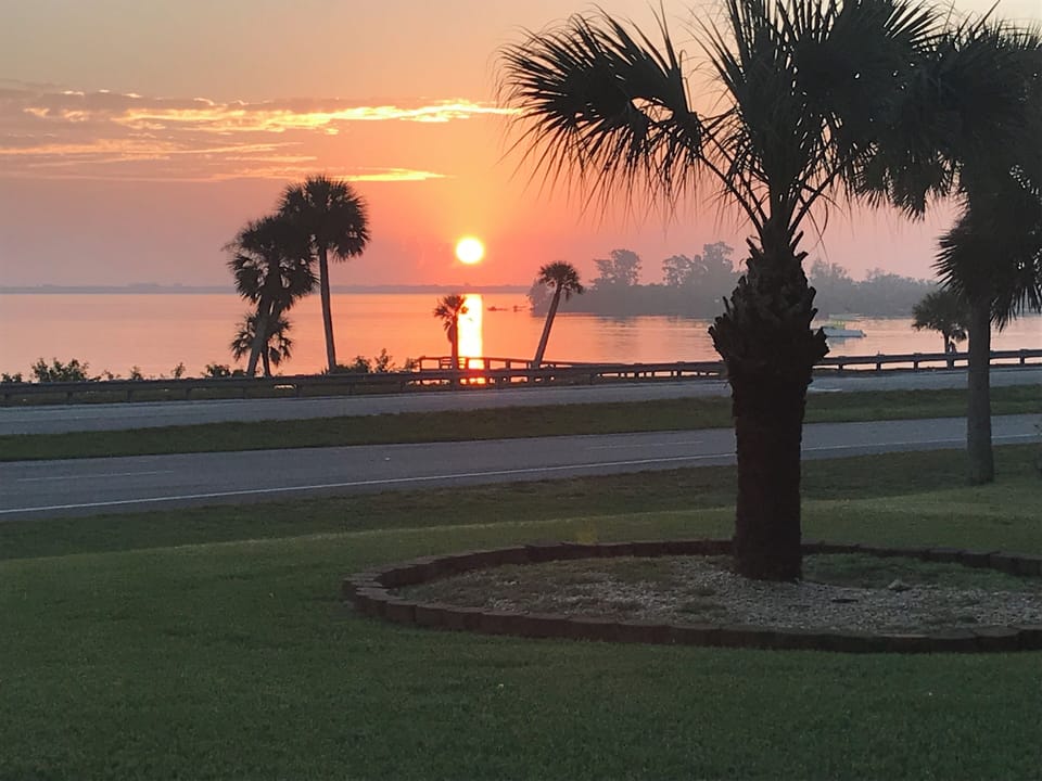Sunrise front of house 
