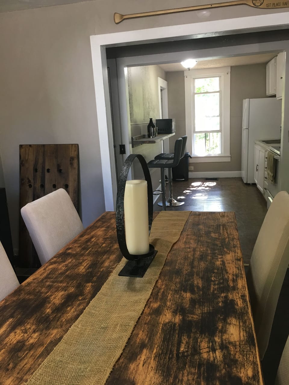 Dining area for meals with friends and family 