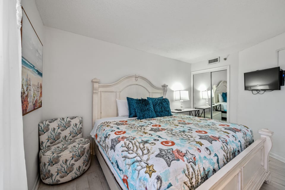 Decorated to make you feel at home.
