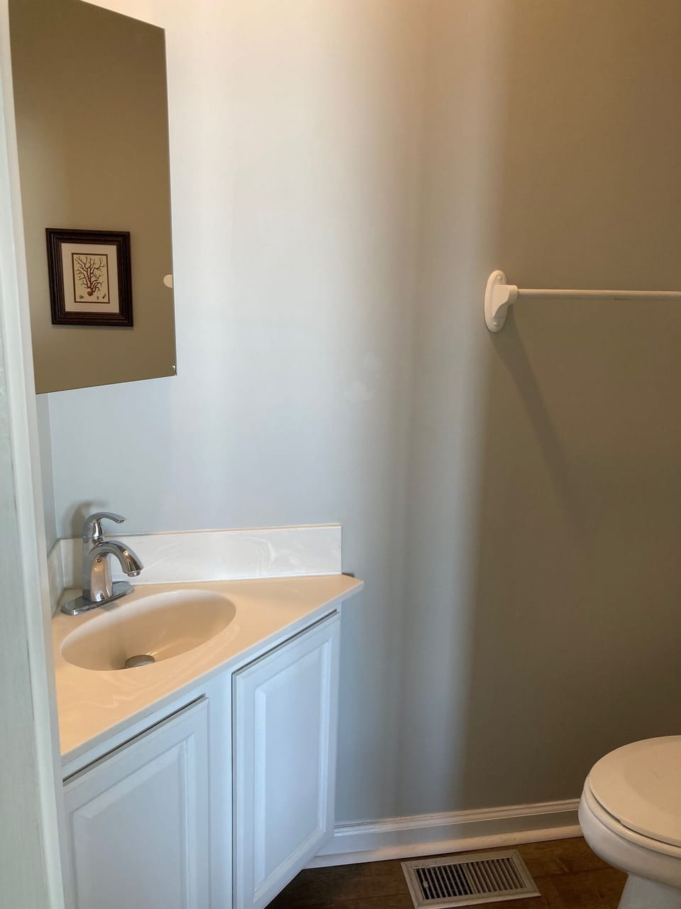 Downstairs half bathroom