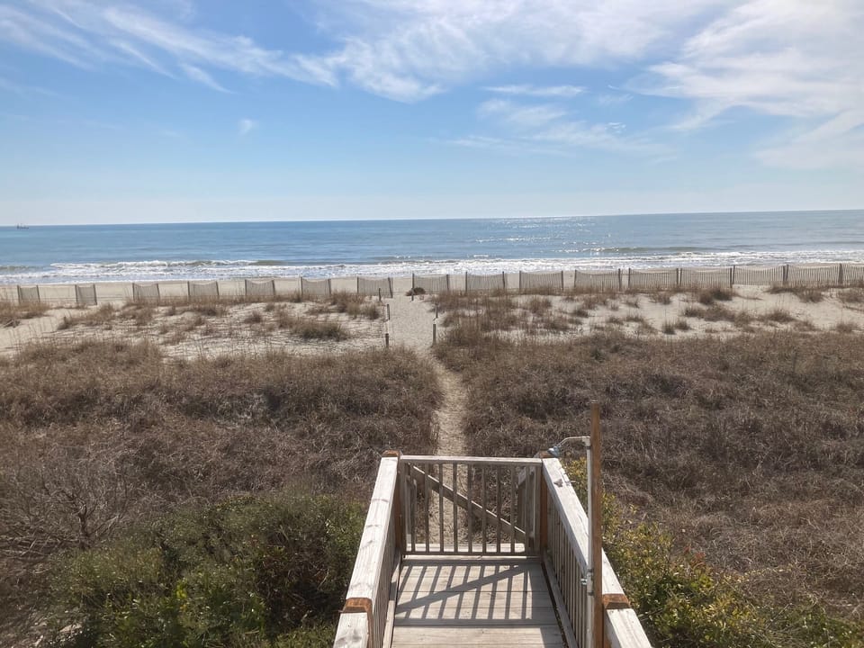 View from downstairs deck