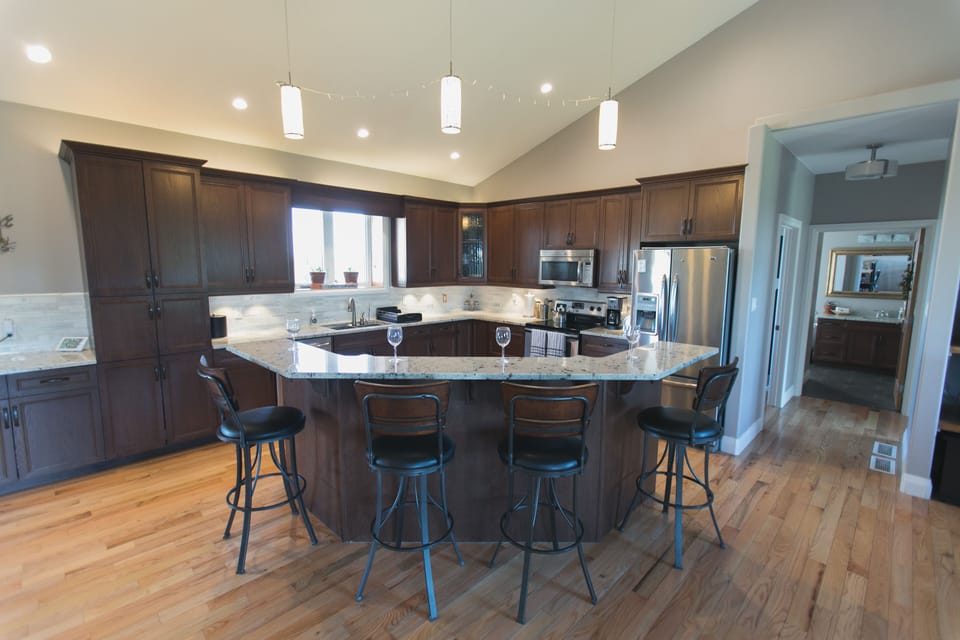 Open concept kitchen