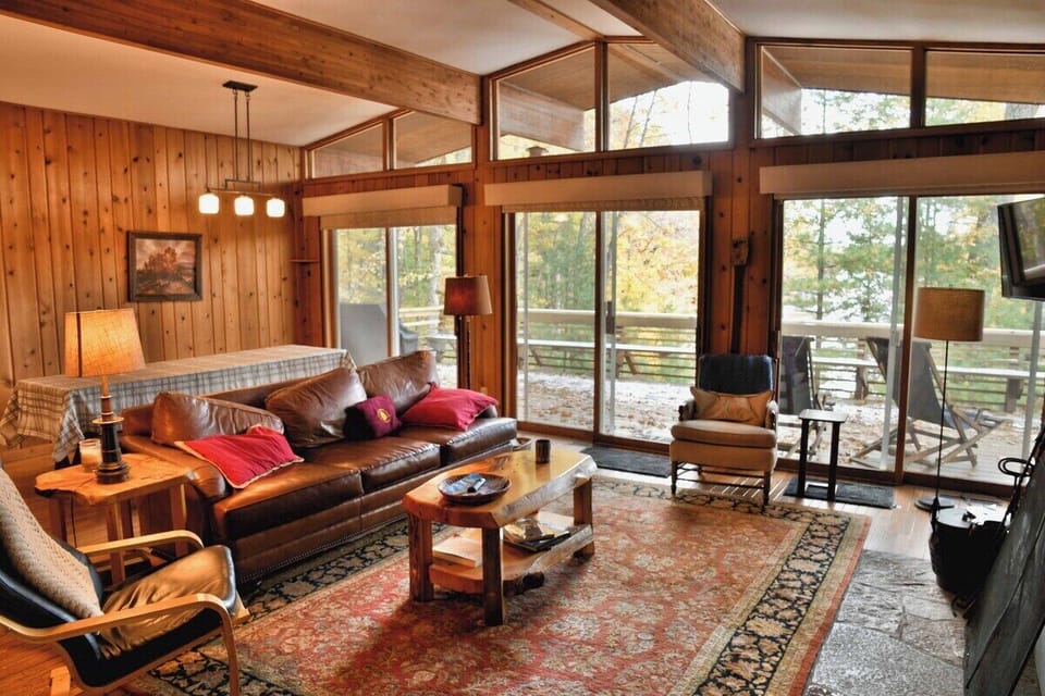 Let the natural light flow as you take in the beauty of the Northwoods.