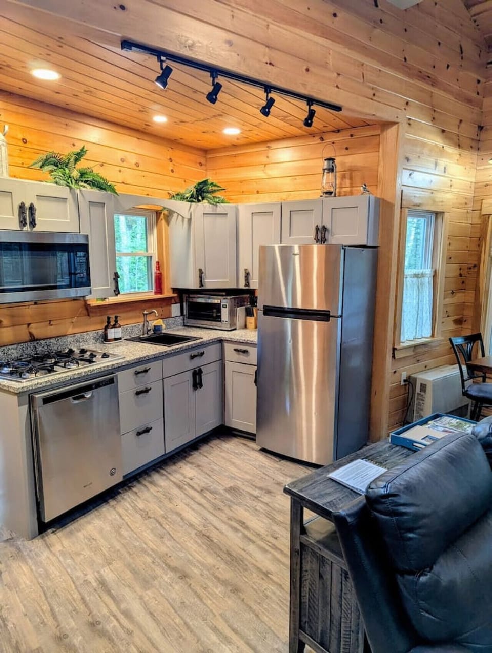 Full Kitchen includes Refrigerator, Cooktop, Microwave, Dishwasher and Convection Oven