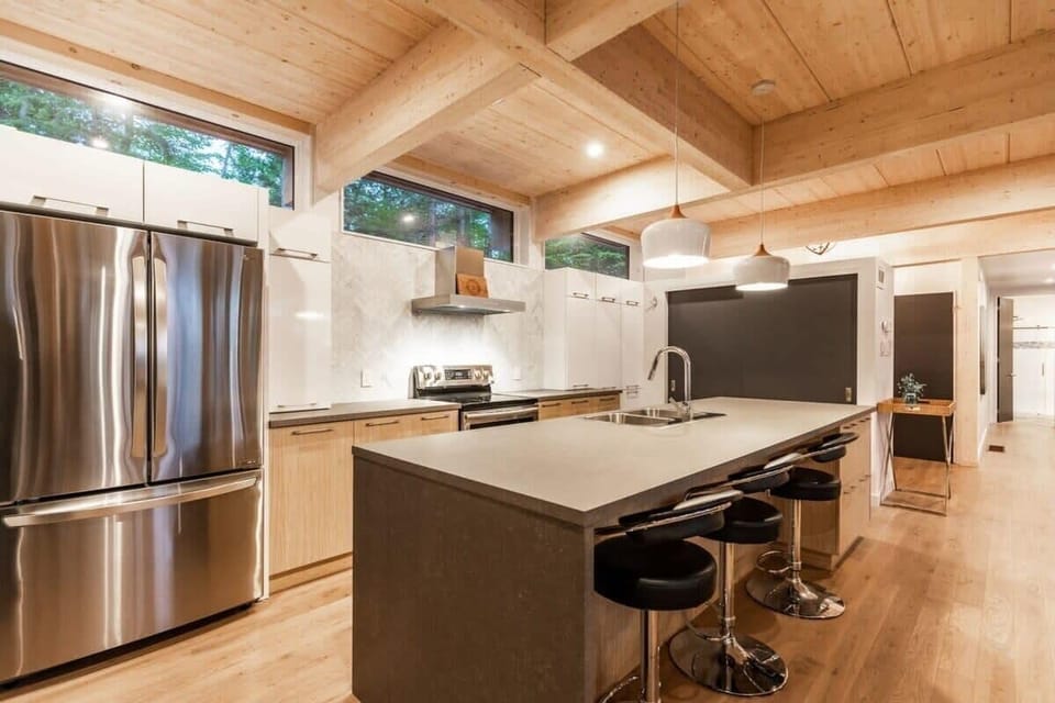 Just look at that kitchen