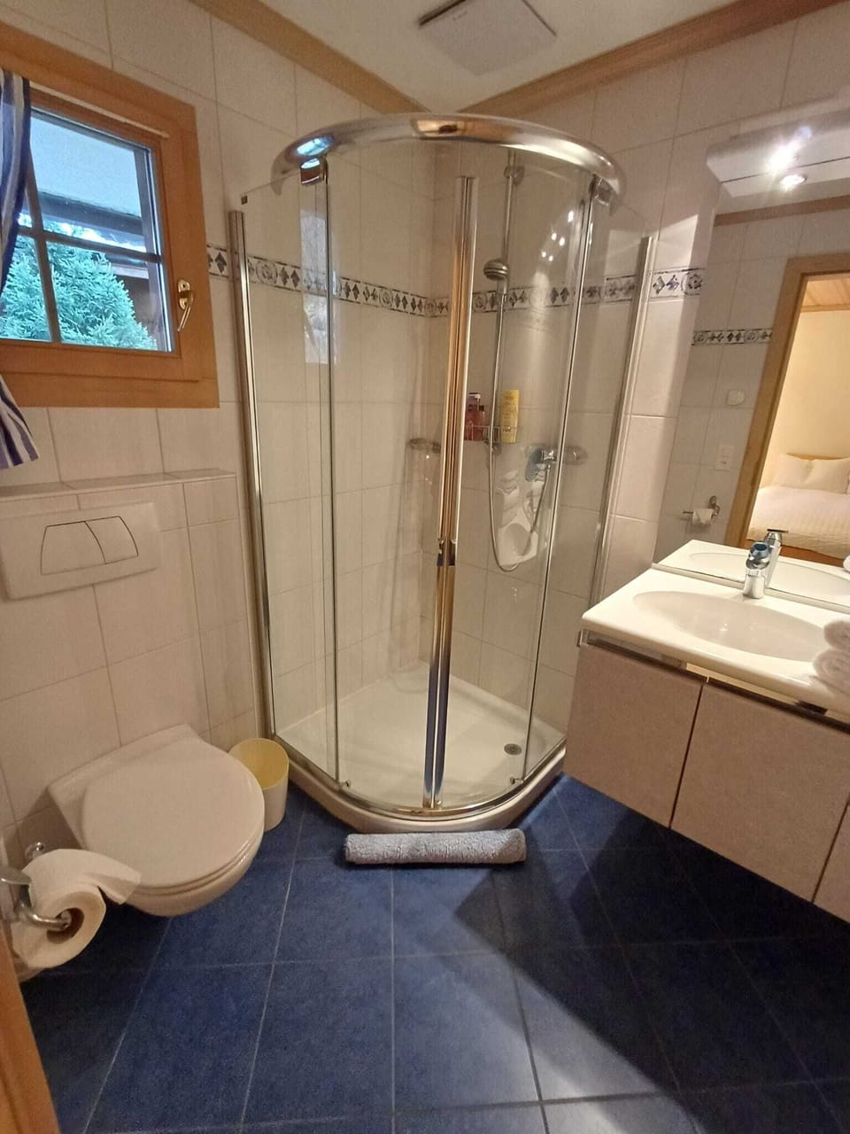bathroom with a nice shower 